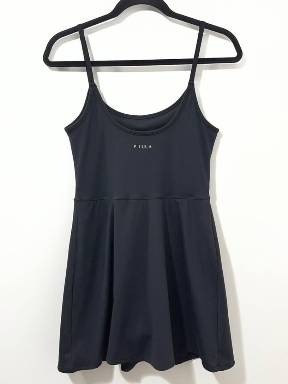 Ptula Active Performance Short Sport Black Cassey Dress | Built In Shorts [sz M] - Picture 6 of 7